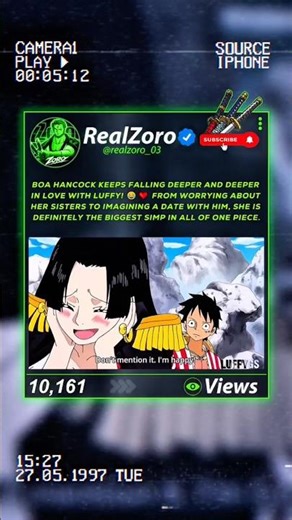 [ Why Boa Hancock Loves Luffy SO Much! 🥰❤️ ] | One Piece Edit #shorts #boahancock #fyp