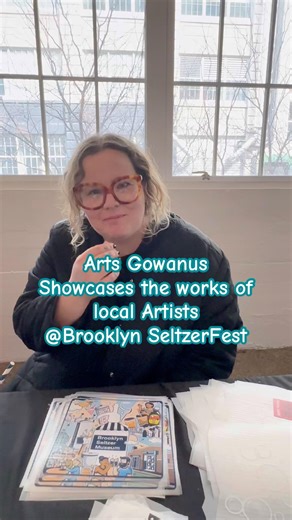 Arts Gowanus at Brooklyn SeltzerFest check out the description #brooklyn #art #setzer #festival