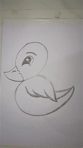 Simple Duck Sketch | Calm & Easy #art #drawing #simple