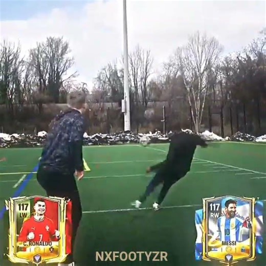 Full video credits!@theoffcialtriton lnsta Ronaldo X Messi #football #trending viral short video ☠️😱