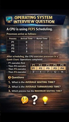 First come First Serve Scheduling Algorithm- Non Preemptive approach