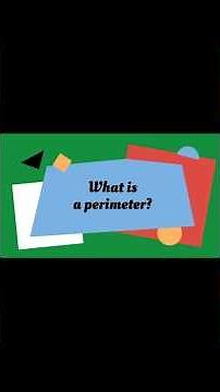 Basics of #perimeter #exam