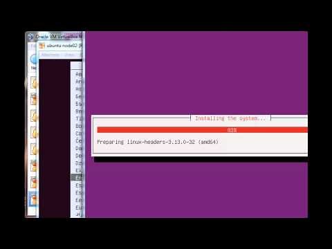 Creating a virtual cluster: Ubuntu. Part 1 (installing the VMs)