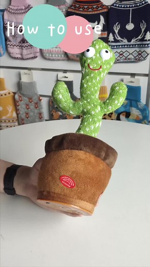 How to Use Dancing and Singing Cactus Toy Tutorial
