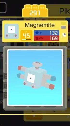 I used pikachu level.100 to evolve magnemite into magneton.⚡️