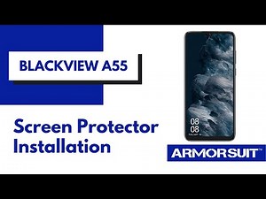 Blackview A55 Screen Protector MilitaryShield Installation Video Instruction by ArmorSuit