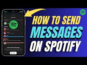 How To Send a Message On Spotify! (DM On Spotify)