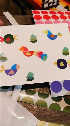 Color Coding Sticker Art - Ed Emberley