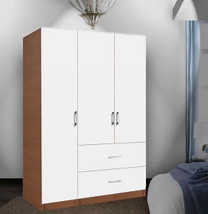 [Hot Item] Modern Design Bedroom Closet Storage Wardrobe White Multi-Space Storage Wardrobe
