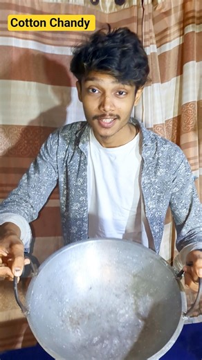 Making Cotton Candy at Home Without a Machine 🍭 #experiment #short #ytshorts