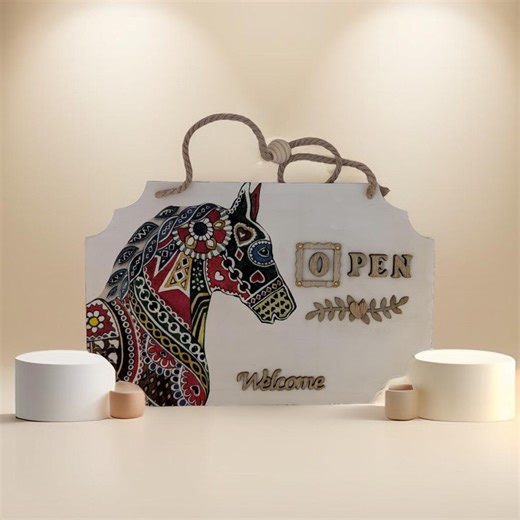 Open/closed Sign. Reversible. Business Sign. Sign. Handmade. Welcome Sign - Etsy