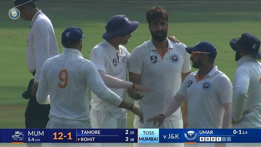 Ranji Trophy 2025, Mumbai vs J & K, Day 1: Match Highlights