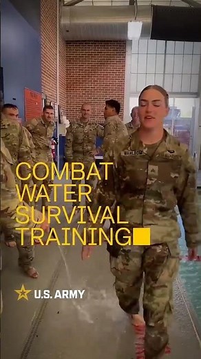 US Army: Combat Water Survival Training