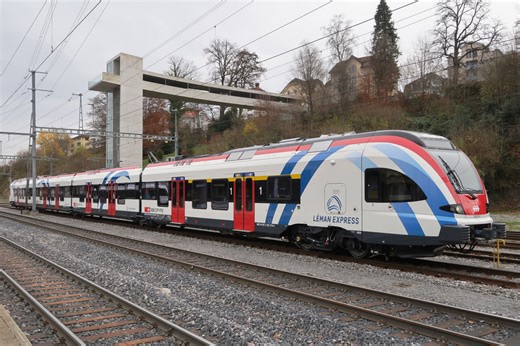 Léman Express - Train from Geneva to Chamonix