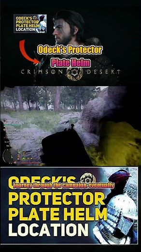 Odeck's Protector Plate Helm Location in Crimson Desert