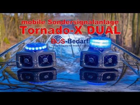 BOS Bedarf Tornado-X DUAL mobile Sondersignalanlage