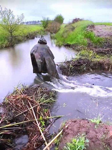 25K views · 292 reactions | Hard Manual Labor – Clearing Beaver-Made Blockages 理嶺 #beaverdamremoval | The Video Corner | Facebook