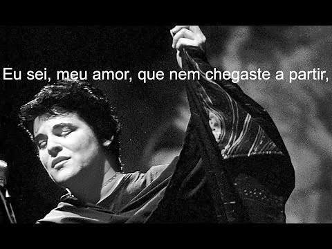 Portuguese Fado: Amália Rodrigues - Barco Negro + Lyrics + Translation in subtitles