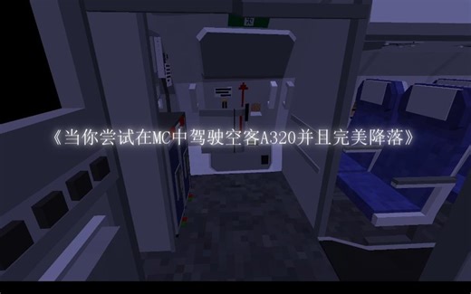 《当你尝试在MC中驾驶空客A320并安全降落》