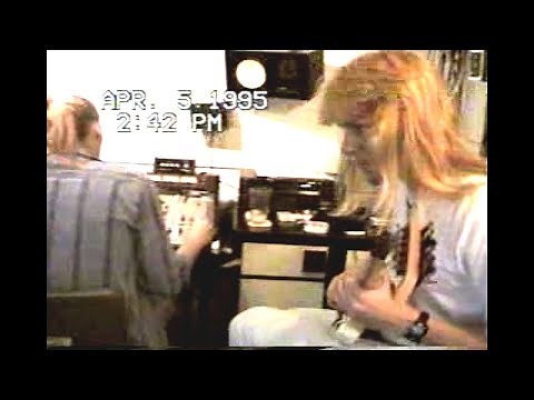 Gar Samuelson recording us at his home studio (1995) 3 of 3. See previous posts and descriptions.
