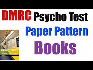 DMRC Psycho Test | All Details With Psycho Book