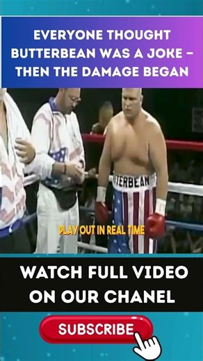 Butterbean Was Never Supposed to Win… Then Came the Knockouts