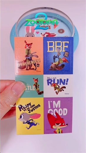 Making Zootopia 2 Sticker 🦊 #DIY #shorts