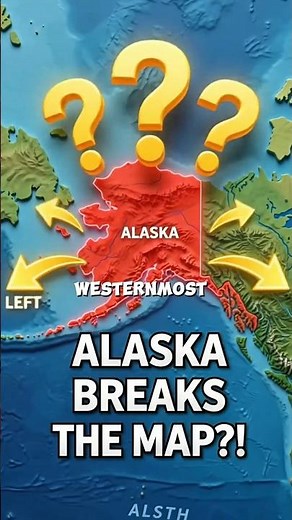 Why Is Alaska BOTH the Easternmost and Westernmost State? 🤯