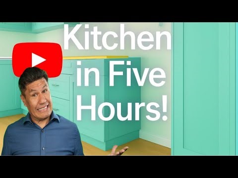 Tackling a Kitchen Cabinet Installation in 5 Hours