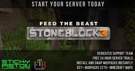 FTB Stoneblock 3 Server Hosting