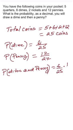 Can You Solve This? Dime Then Penny Probability #probability