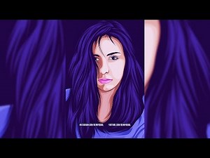 Girl Vector Portrait Using Adobe Illustrator