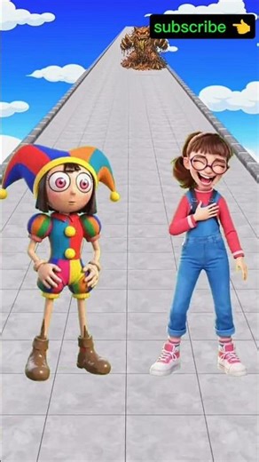 Pomni vs. Mud Monsters! 🤡 Can she survive the Mud Run? 🏃‍♀️💨 #tani #scaryteacher3d #foryou #shorts