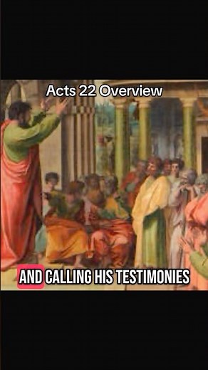 Acts 22 Overview #biblestudy