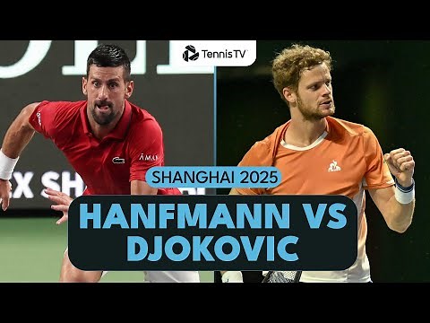 Yannick Hanfmann vs Novak Djokovic Three Set Battle! | Shanghai 2025 Highlights