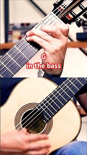 Same Chord, Different Bass Note, Completely Different Sound! (Chord Inversions) #musictheory #guitar
