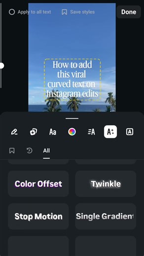 tutorial for curved text on IG edits #tutorial #edits #instagramedit #textedit #reelshorts #yt #fyp