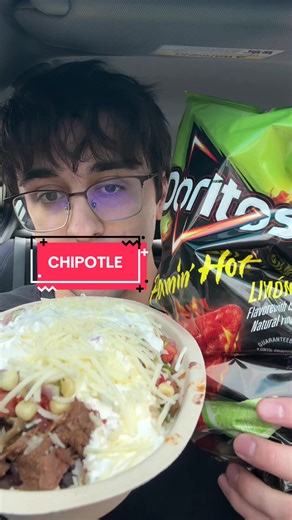 CHIPOTLE WALKING TACO FT. CURRY #mukbang #asmr #imhungry #chipotle #curry || yall need to try this omg