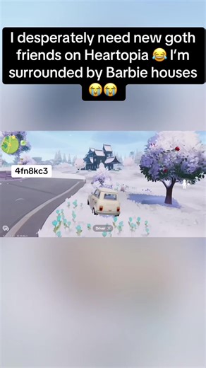 I need new friends 😭😂 #heartopia #cozygame #goth #barbie #fyp | goth