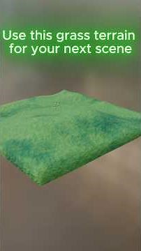 Easy Grass Texture in blender (No Addons, Just Nodes) #blender3d #shorts