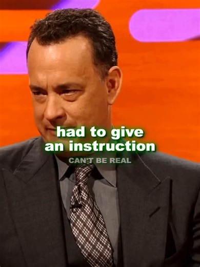 Tom Hanks on his first big movie