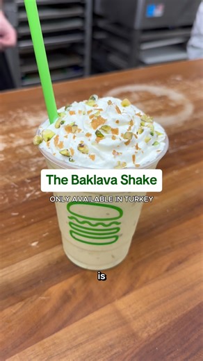 Baklava Shake: A Must-Try Dessert in Turkey