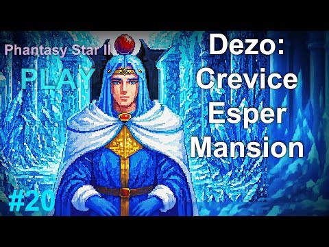 Phantasy Star II Playthrough Crevice and Esper Mansion of Planet Dezo Part 20
