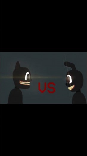 Cartoon Cat vs Cartoon Rabbit _ stick nodes