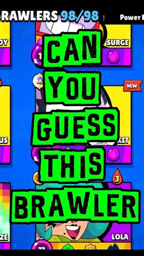 Can You Guess This Brawler..! #brawlstars #shorts #viral #trending #funny #fypシ #fyp #trendingshorts