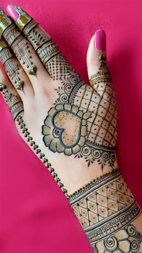 Beautiful Heart Mehndi Design ❤️ | Easy Back Hand Mehndi Design Step by Step | Latest Henna 2026