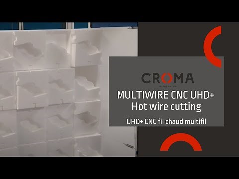 Hot Wire CNC Foam Cutting machine - UHD 4 Wires by CROMA