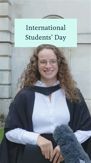 Happy International Students' Day! 🌍 Earlier this year, we asked our new graduates to share their Cambridge experience in their home language 🗣️ Want to chat with one of our international postgraduates? Find out how to get started through the link in the comments 🔗 #WeAreInternational #InternationalStudentsDay #CambridgeUniversity #InternationalStudent #UniversityOfCambridge #Cambridge | University of Cambridge