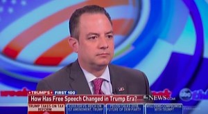Reince Priebus admits Trump administration has looked into changing the First Amendment