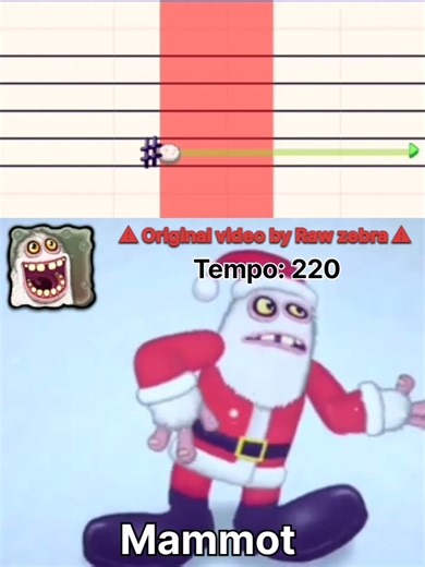 mammott (video credits:Raw zebra ) - Yaytide Carol - MSM composer tutorial #mysingingmonsters #msm